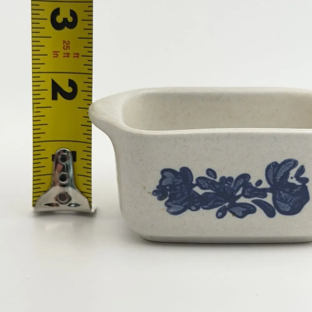 Pfaltzgraff Yorktowne Sugar Packet Sweetener Holder USA Stoneware Vintage